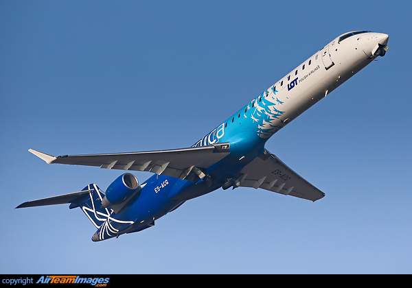 Operated by LOT Polish Airlines Bombardier CRJ-900LR