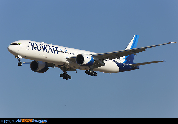 Kuwait Airways receiving their 4th brand new Boeing 777 en route to becoming an airline with world's youngest commercial fleet by 2021 Boeing 777-369/ER