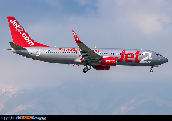 First of 30 brand new Boeing 737-8MG aircraft for Jet2. Boeing 737-8MG