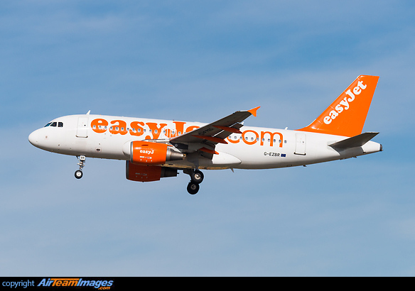 Former "100th" Airbus special sticker aircraft, now back to normal c/s. Airbus A319-111