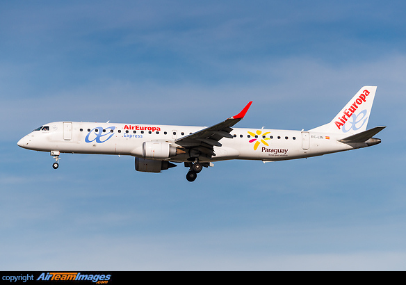 Special Paraguay stickers Embraer ERJ-195LR