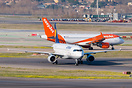 Passing in front of EasyJet A320 G-EZPU