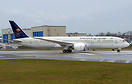 Saudia's latest Boeing 787-9 Dreamliner ready to take off from rwy 16R