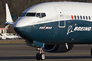 Boeing's 737-8 Max first test airplane which will evantually go to Sou...