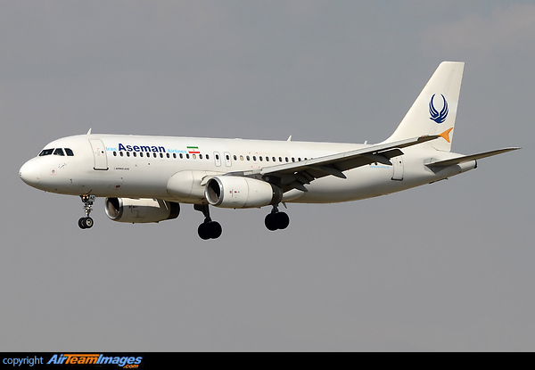 New Airbus A320 for Iran Aseman Airlines . Ex Zagros Air Airbus A320-231