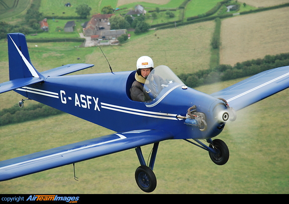 Air-to-Air shoot over Somerset. Druine D31 Turbulent