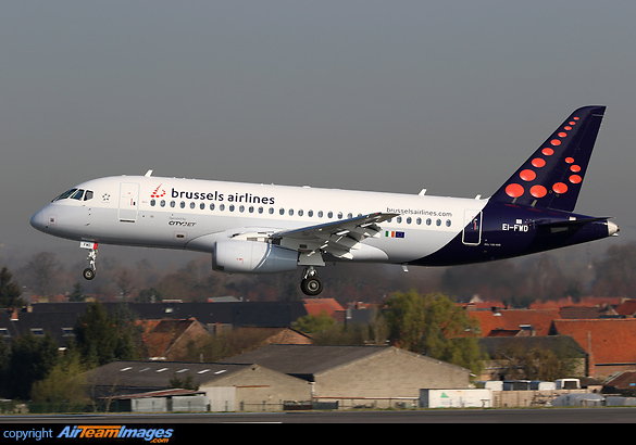 First Sukhoi Superjet in full colors for Brussels Airlines Sukhoi SuperJet 100-95B