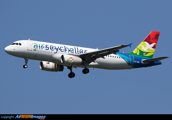 First Scheduled flight into King Shaka International. Airbus A320-232