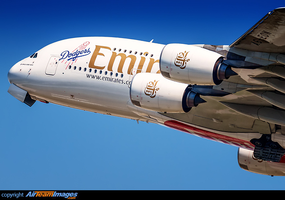 LA Dodgers livery Airbus A380-861