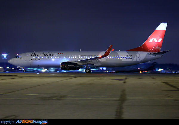 New livery for Nordwind airlines Boeing 737-8SH
