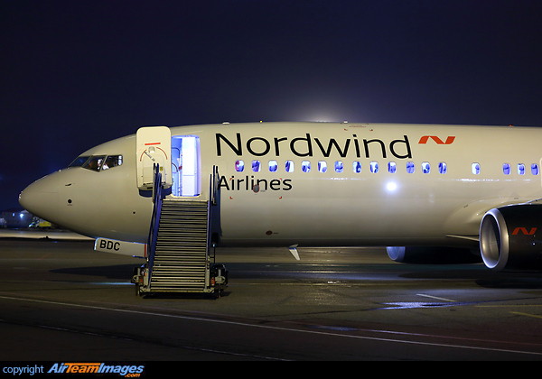 New livery for Nordwind airlines Boeing 737-8SH