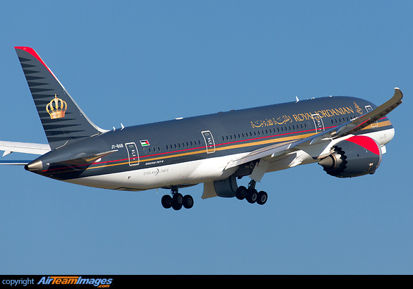 JY-BAB is the last of Royal Jordanian's 787-8s to visit Monarch Engineering at Birmingham for scheduled maintenance Boeing 787-8 Dreamliner