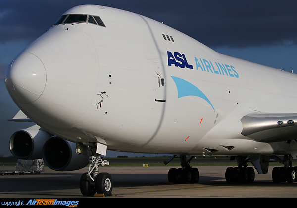 Second B744F painted in ASL fleet (ex Alvatair Air finance) Boeing 747-4B5F(ER)