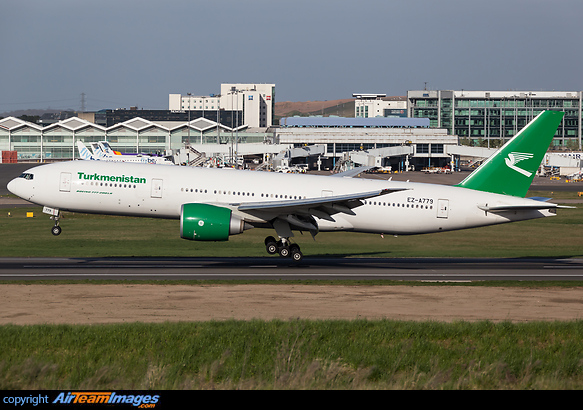 Equipment upgrade resulted in 777 being used on the service instead of the 757. Boeing 777-22K/LR