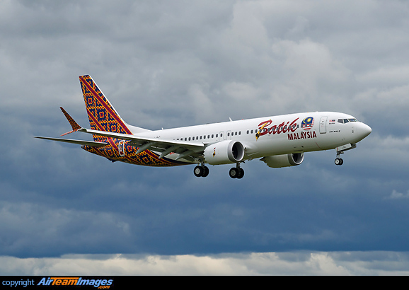 Batik Air Malaysia's first Boeing 737-8 MAX Boeing 737-8 MAX