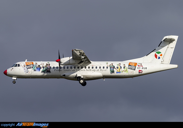 With Primo Tours stickers ATR 72-201