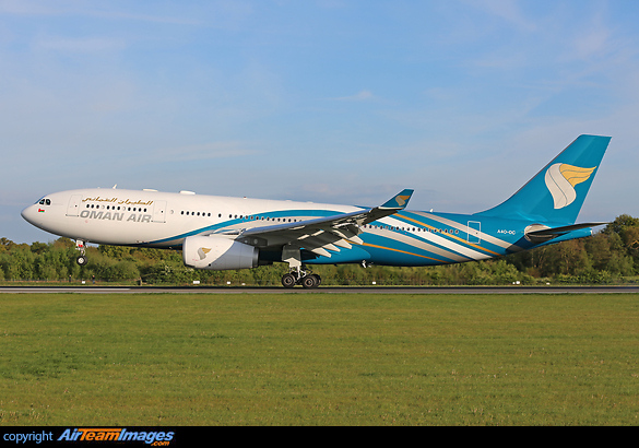 Oman Air have commenced a new Muscat - Manchester service using Airbus A330 aircraft. Airbus A330-243