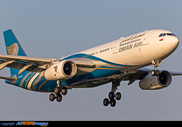 Manchester's latest long haul carrier to start operation's is Oman Air with daily flights to Muscat with Airbus A330's Airbus A330-243