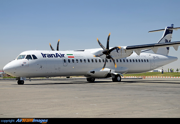 Four brand new ATR 72's of Iran Air arrived this morning all together within few minutes . ATR 72-600