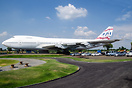 Former Orient Thai Jumbo preserved in an airplane park in Korat in Nak...