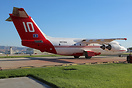 Tanker no.10 - a BAE 146 converted to fire fighting duties.