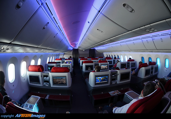 Business Class Seats Boeing 787-9 Dreamliner