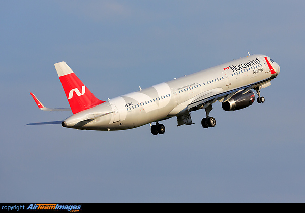 Second A321 for Nordwind in the new color scheme Airbus A321-211