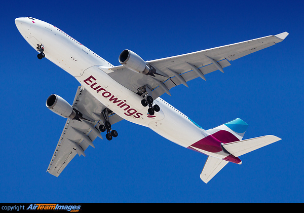 Inaugural Cologne - Las Vegas flight Airbus A330-203