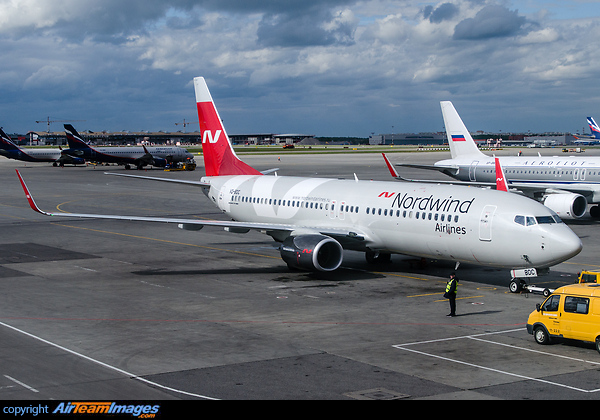 new colours for Nordwind Airlines Boeing 737-8SH