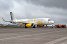 Special Vueling Loves Barcelona, 100 Million Customers livery.