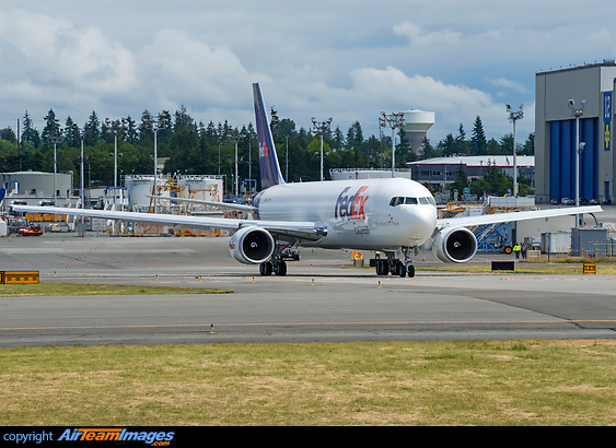 On her delivery flight to Memphis International Boeing 767-3S2F/ER