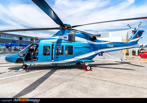 The TAI T625 is a new twin-engined light transport/utility helicopter. TAI T625