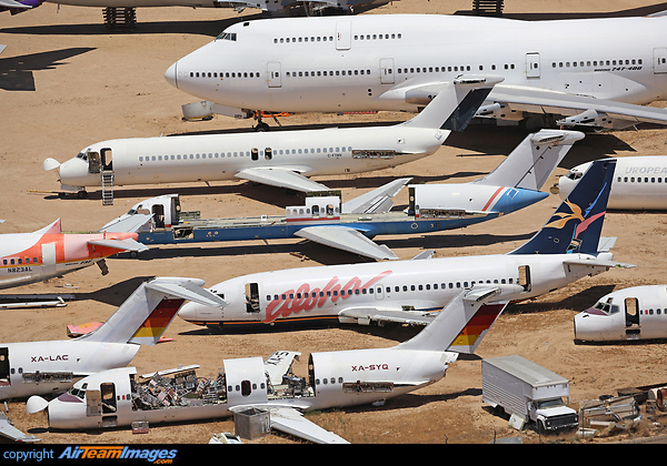 Mojave Aircraft Scrapping Mojave Aircraft Scrapping