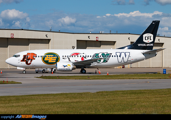 "Canadian Football League" special colours Boeing 737-36N