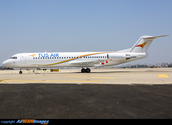 First Fokker 100 for Tus Airways Fokker 100