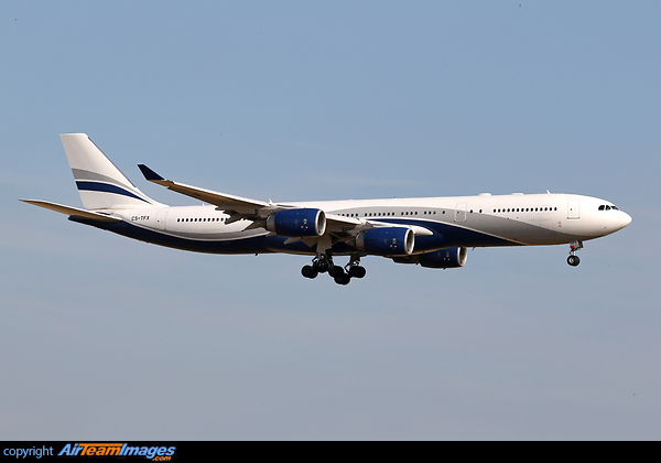 Operated by HiFly. Airbus A340-542