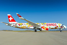 Painted in a special livery dedicated to Romandy which is the French-s...