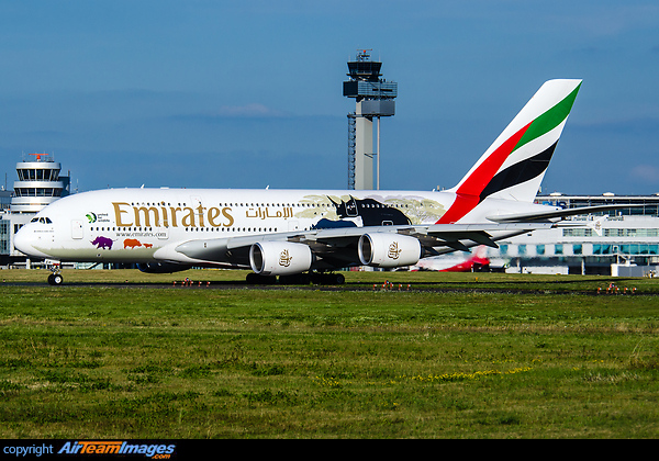 United for Wildlife colours Airbus A380-861