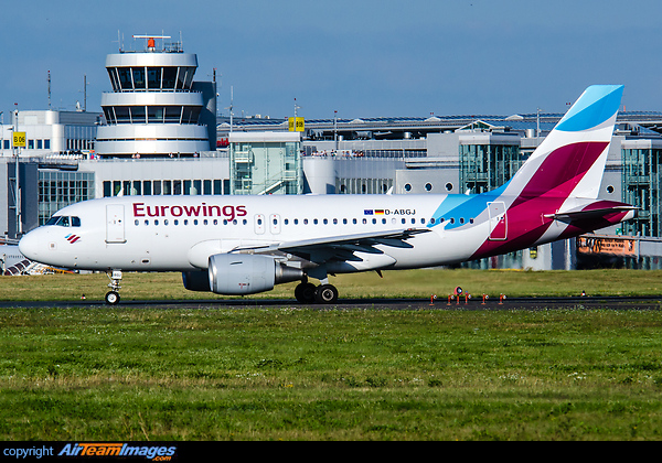 Eurowings operated by Air Berlin Airbus A319-112