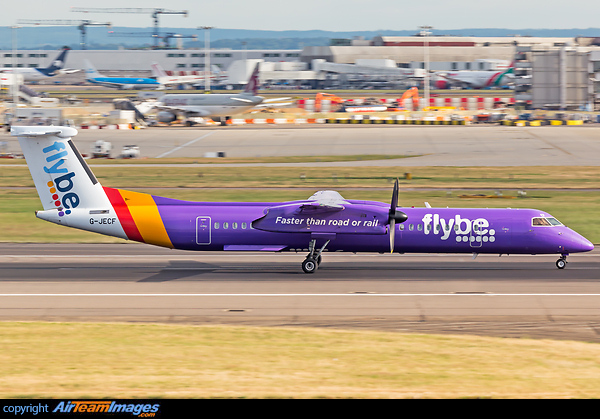 Flybe have recently started operations from London Heathrow Bombardier Dash 8-402Q
