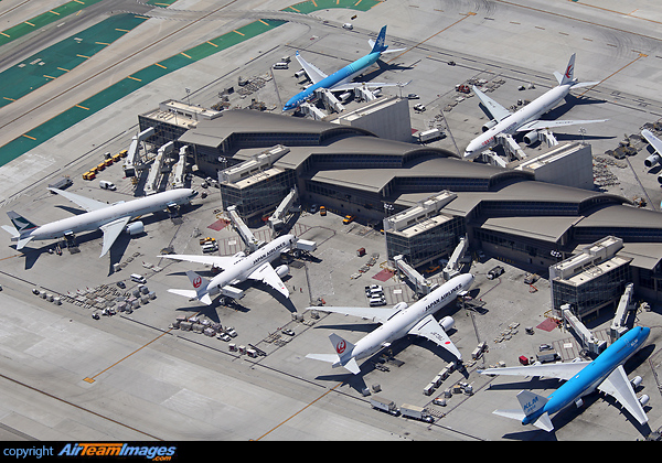 The Tom Bradley International Terminal at LAX. Los Angeles Airport