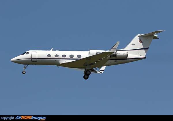 Built in 1983 and still going strong.
QS3 hush kitted Grumman Gulfstream III