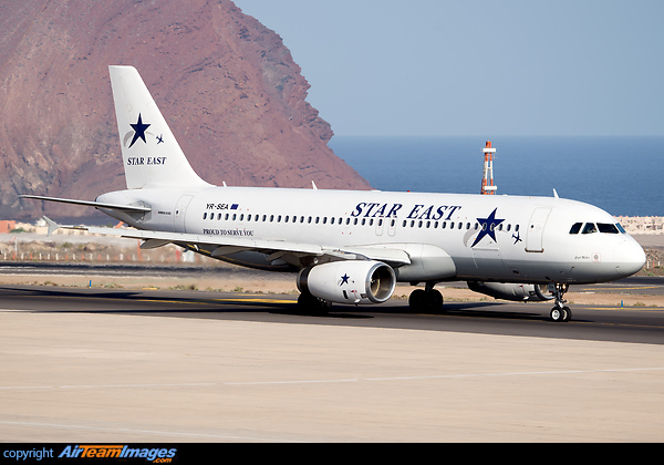 Star East Airlines is a new Romanian start up airline operating this single Airbus A320 aircraft. Airbus A320-231