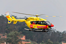 first take on the TFN airport of the new 112 service helicopter.