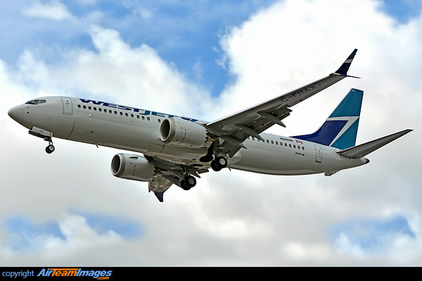 WestJet's first 737-8 MAX Boeing 737-8 MAX