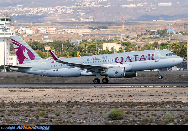 Strange visit of this A320 from Qatar to the airport of TFS, by the unfortunate disappearance of Monarch. Flying with returnees with destination (BHX) Birmingham Airbus A320-214
