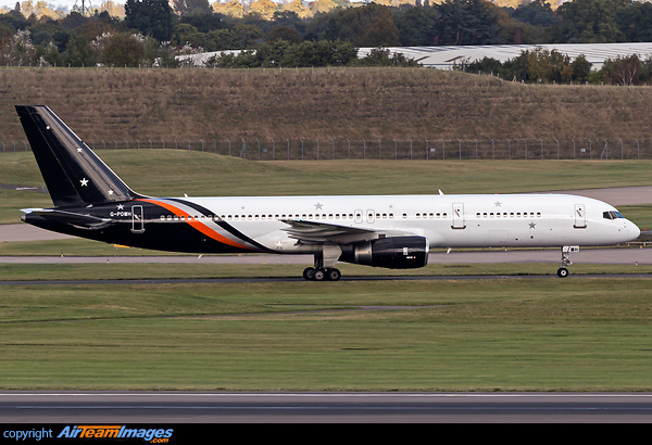 Monarch Airlines repatriation flight on behalf of the CAA Boeing 757-256