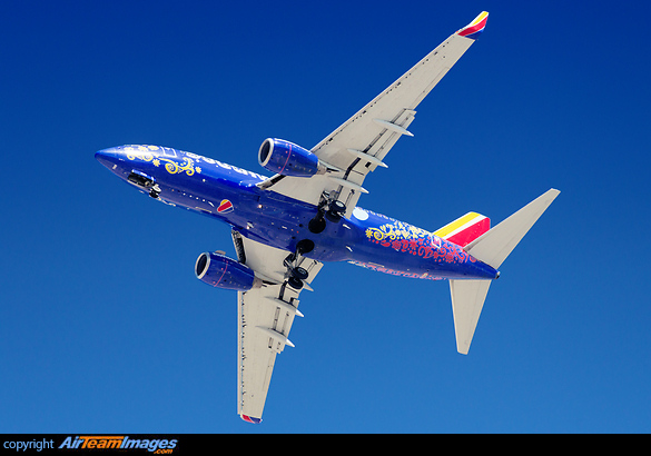 New Disney Pixar logo Boeing 737-7L9