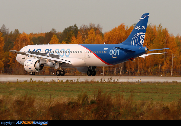 First prototype of Irkut MC-21-300 Russian civil airliner Irkut MC-21-300