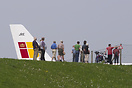 Always attracting the public when an aircraft is about to cross the di...